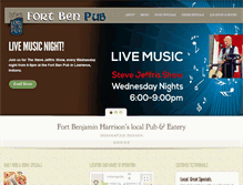 Tablet Screenshot of fortbenpub.com